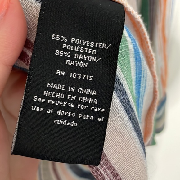 ⭐️5/$15⭐️ Zac & Rachel striped button up shirt - Picture 3 of 6